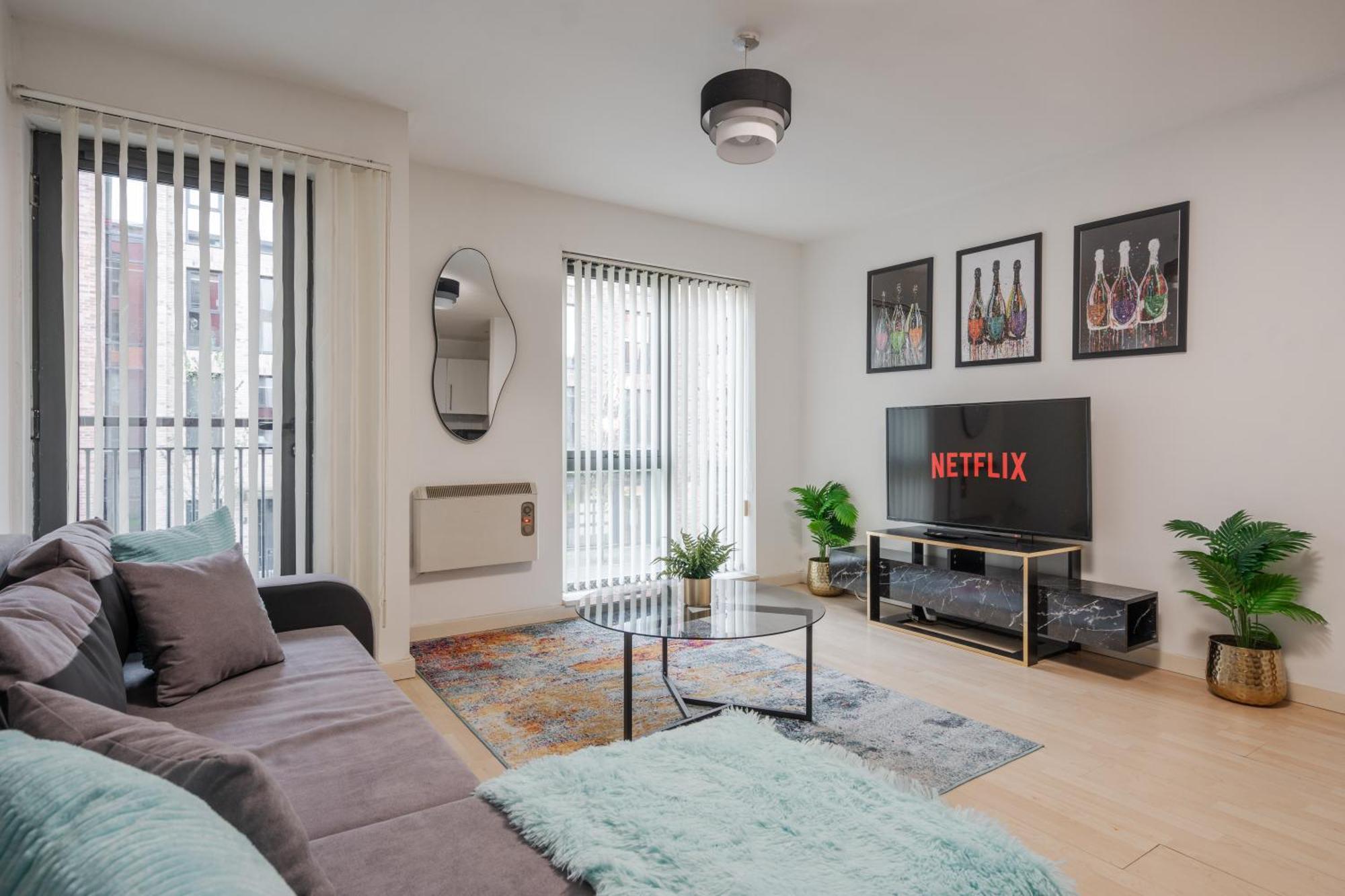 Apartamento Lux Livin' - Luxury 2 Bed Centre Free Parking